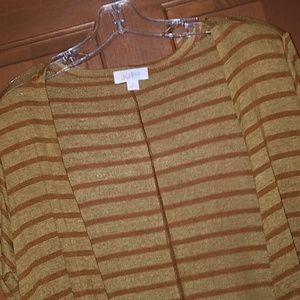 Lularoe Striped Sarah Cardigan
